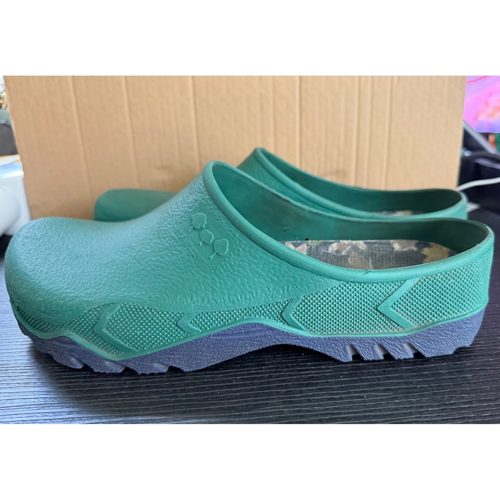 Gardenline Garden Clogs Slip On Waterproof Outdoor Shoes Floral Insole Size 9/10